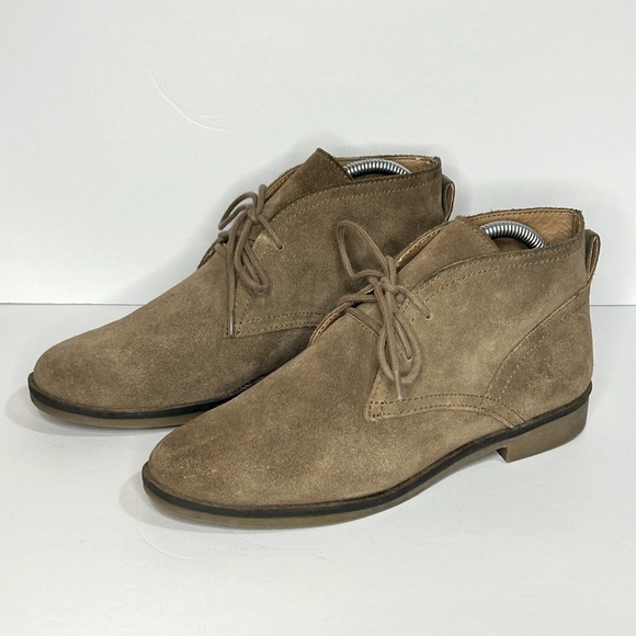 Lucky Brand Women's Garboh Suede Leather Chukka Lace Up Boots Size 8 1/2 - Picture 1 of 6